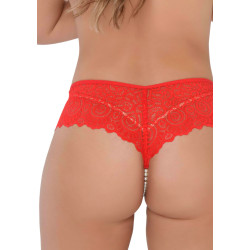 DARING Intimates String Perlé Ashley Rouge